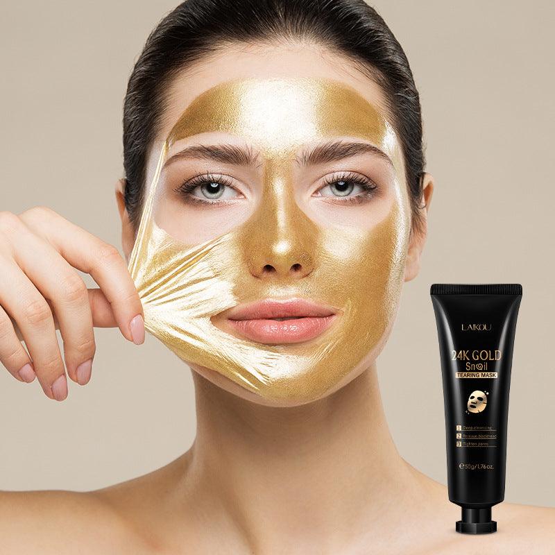 Gold Foil Snail Tear-Off Mask Hydrating - MICHI TO SATI