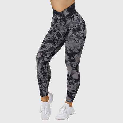 Seamless Tie Dye Leggings