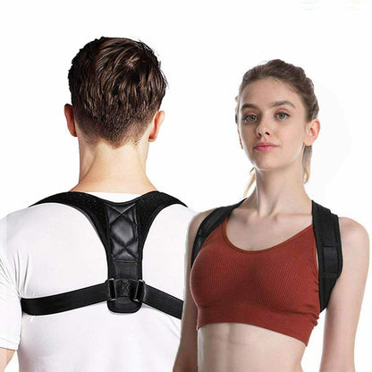 Posture Corrector Men Women Upper Back Pain Brace Clavicle Support Straightener - MICHI TO SATI