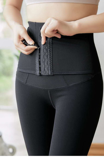 Three-breasted cashmere padded leggings