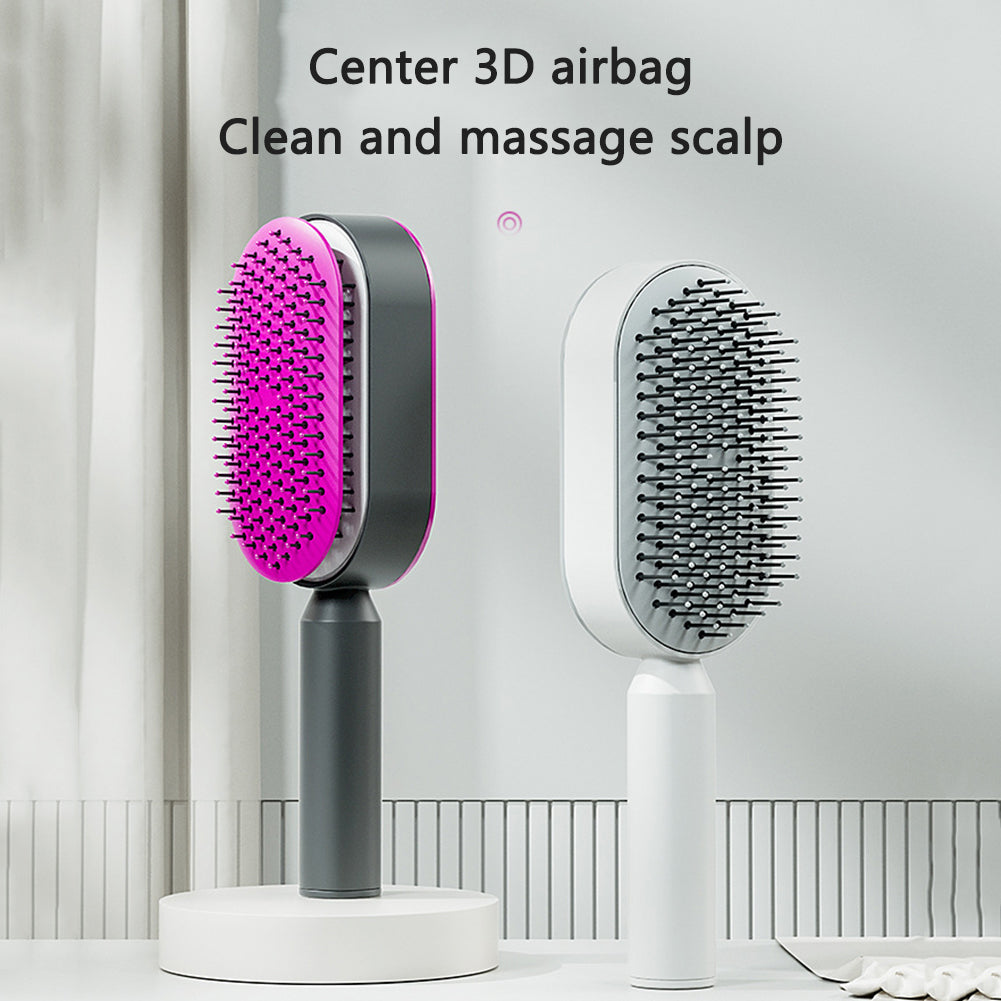 Self Cleaning Hair Brush For Women - MICHI TO SATI