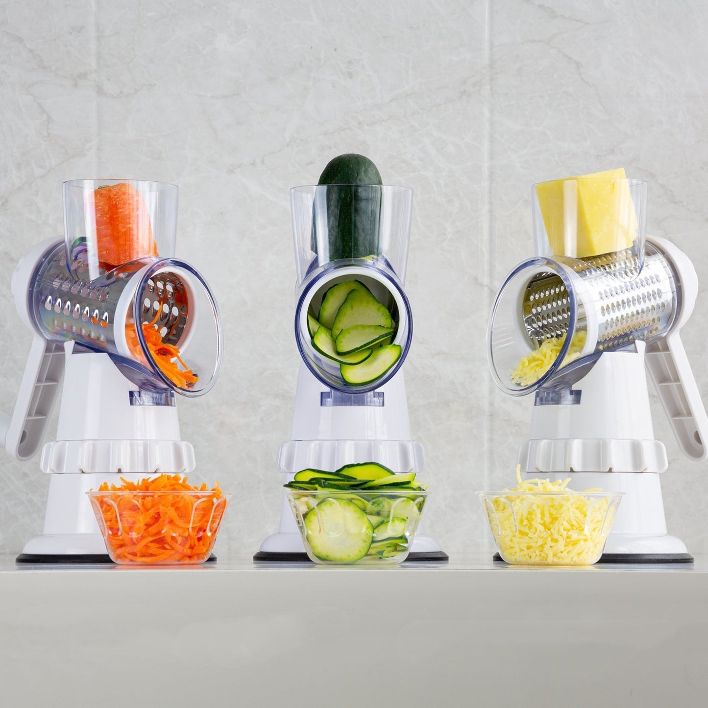 3 In 1 Vegetable Slicer Manual Kitchen Accessories - MICHI TO SATI